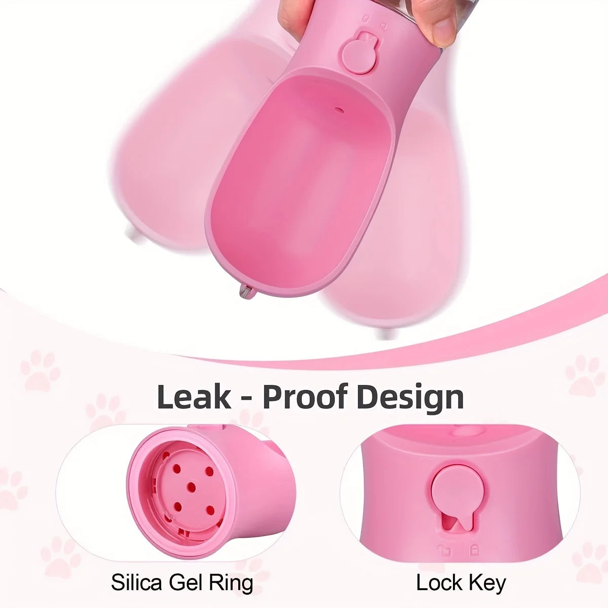 Dog Cat Water Bottle Portable