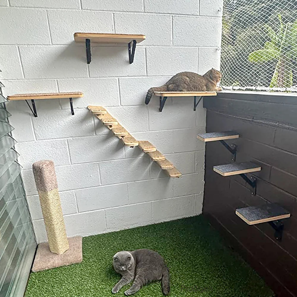 A durable multi-level cat tree that encourages healthy scratching, climbing, and relaxation while protecting your furniture.
