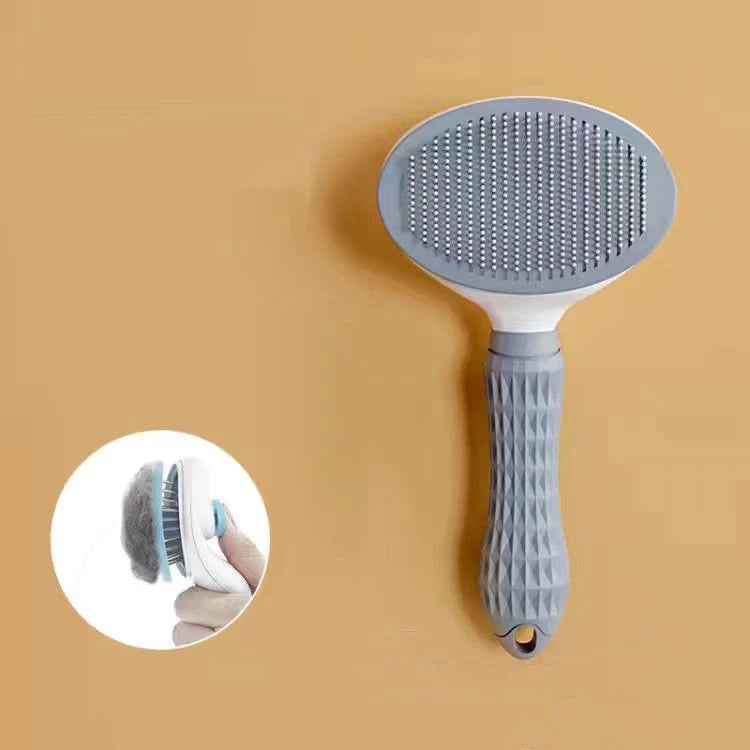 Pet Grooming Brush – Gentle Deshedding & Detangling for Dogs & Cats