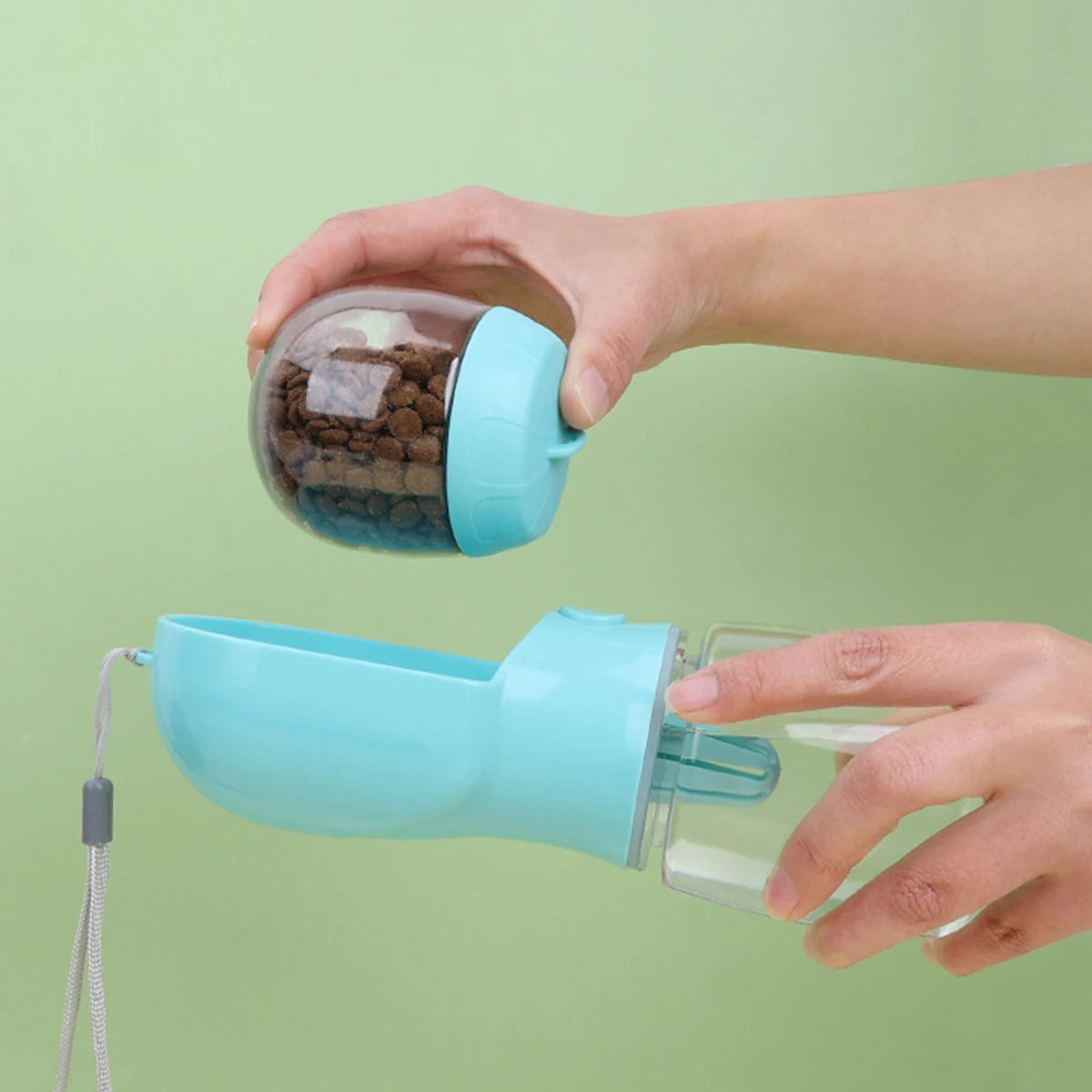 Pet feeding/water supplies, pet going out water cups, portable carry-on cups, pet water and food integrated cups.-zmt