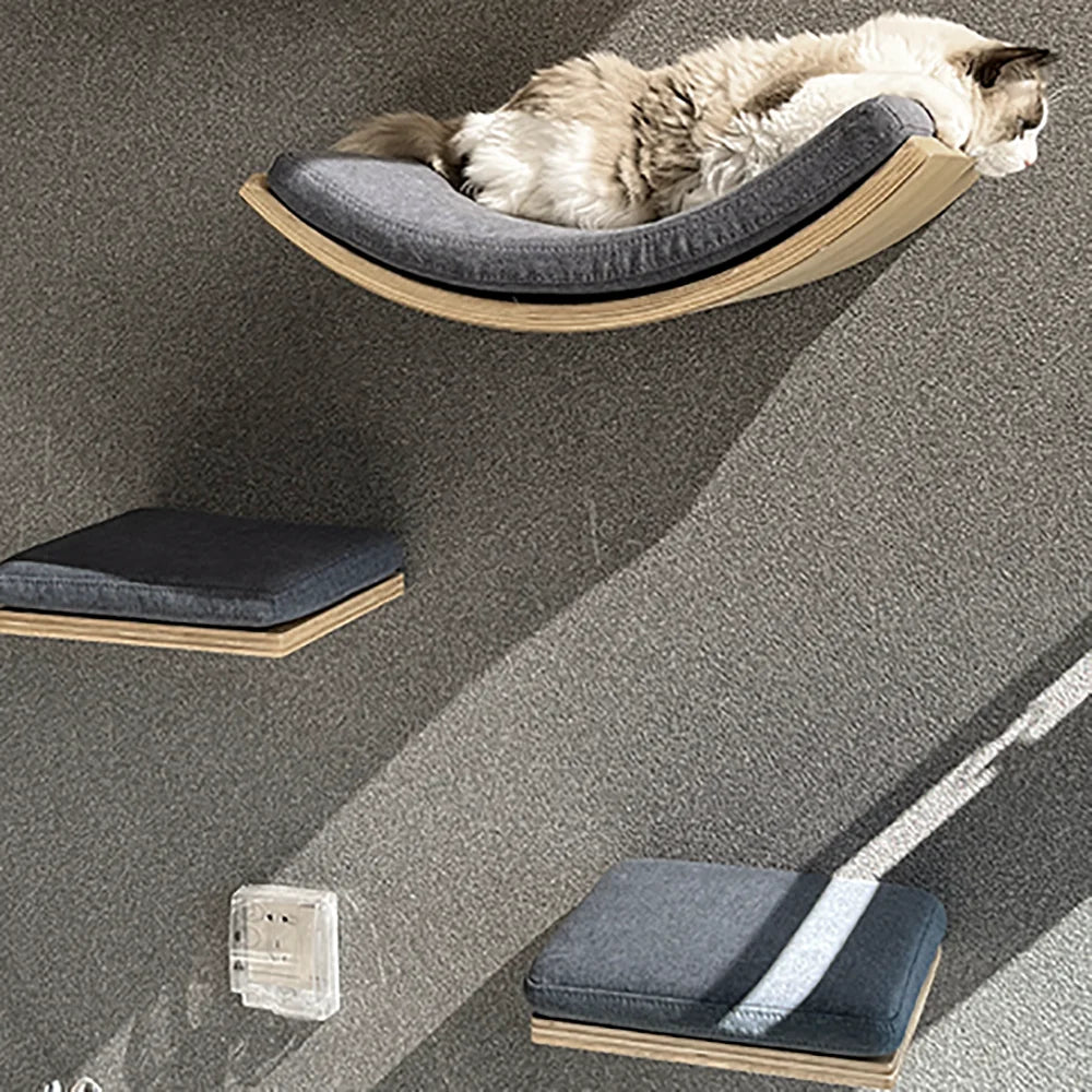 A durable multi-level cat tree that encourages healthy scratching, climbing, and relaxation while protecting your furniture.